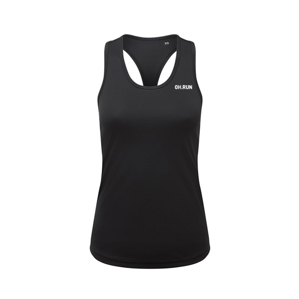 racerback running vest for women (black)